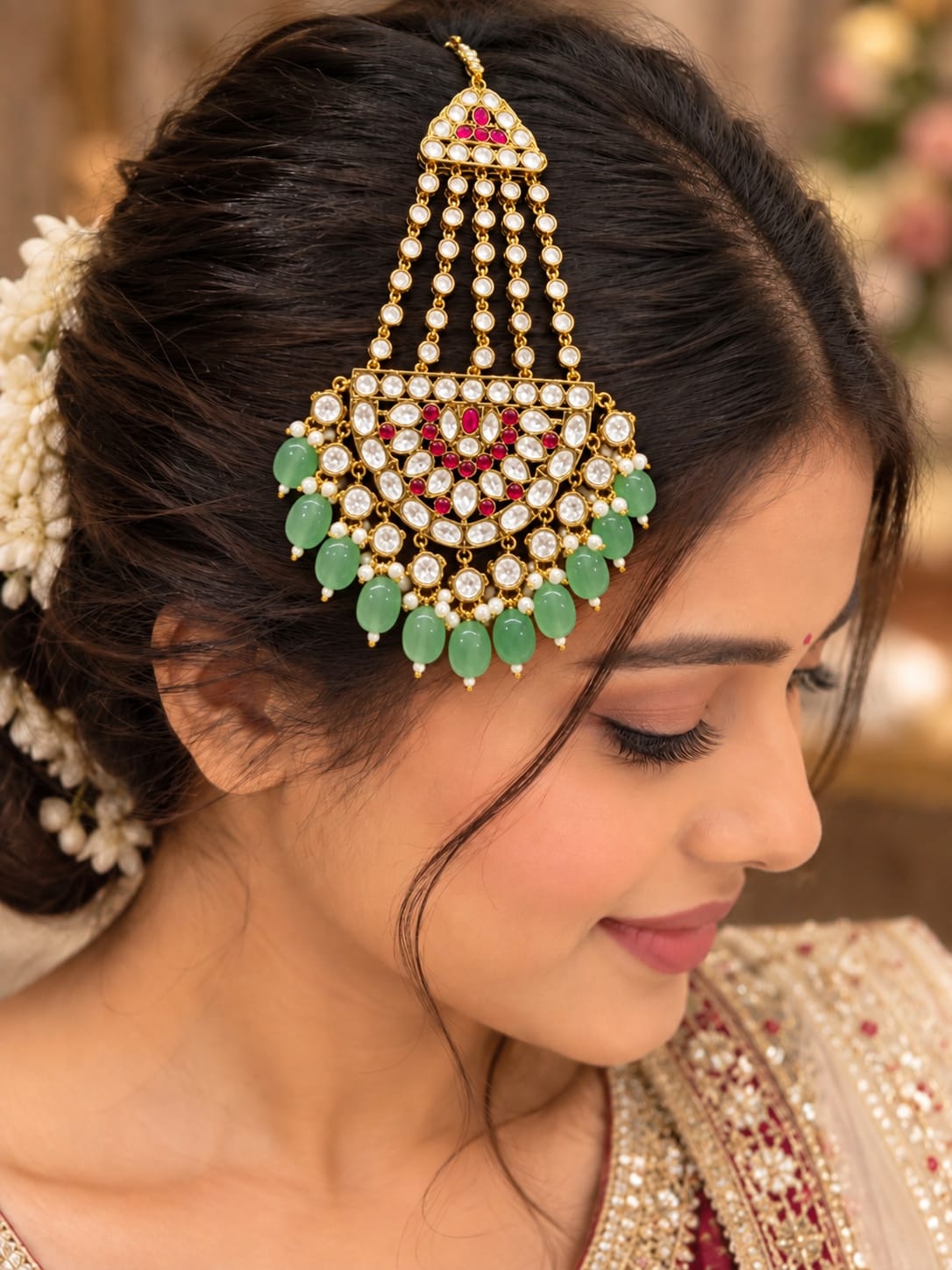 Heritage Light Green Bridal Paasa