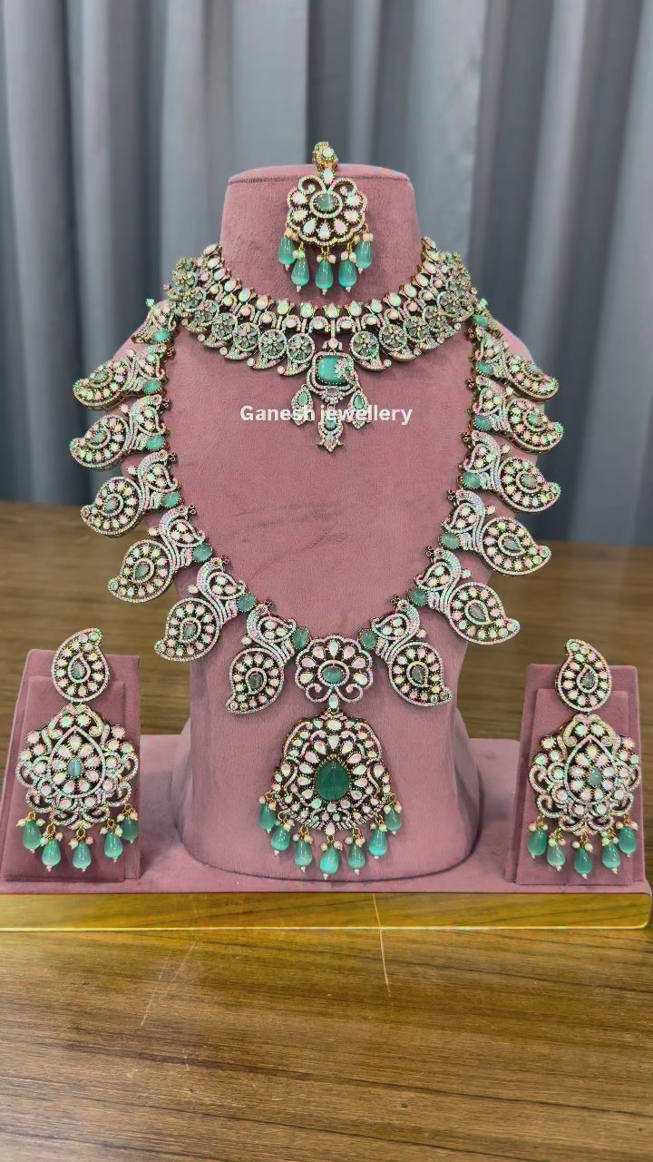 Sovereign Mint Kundan Polki Choker & Long Haar Set